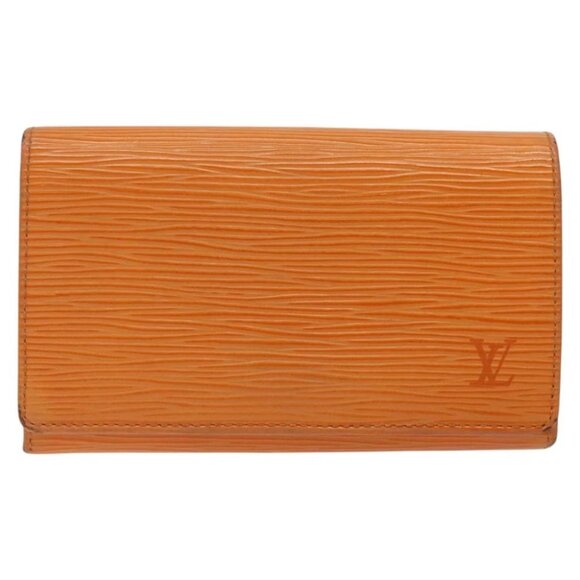 LOUIS VUITTON Epi Porte Monnaie Billets Tresor Mandarin M6350H LV Auth 123533 - Picture 13 of 15
